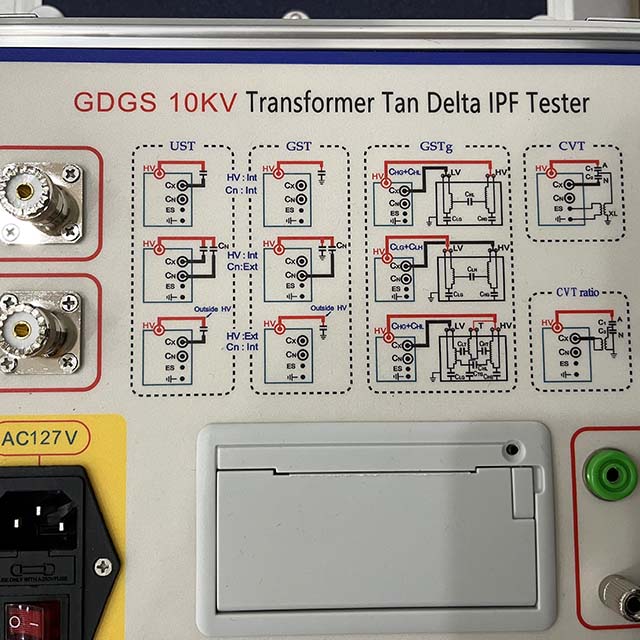 Тестер мощности мощности IPF -коэффициент, трансформатор Tan Delta Tester, Transfermer Delta Tester